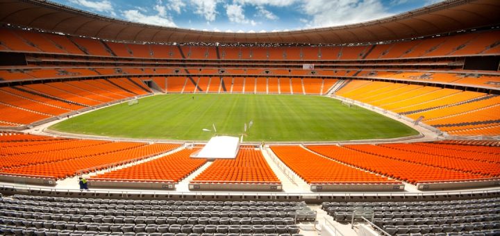 Empty football stadium representing an abandoned match